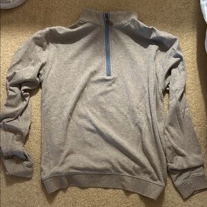 johnnie-O Men's Tan Zip-Up Sweater